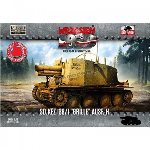 First To Fight PL1939-106 Sd.Kfz. 138/1 "GRILLE" Ausf. H - hobby store TankModels