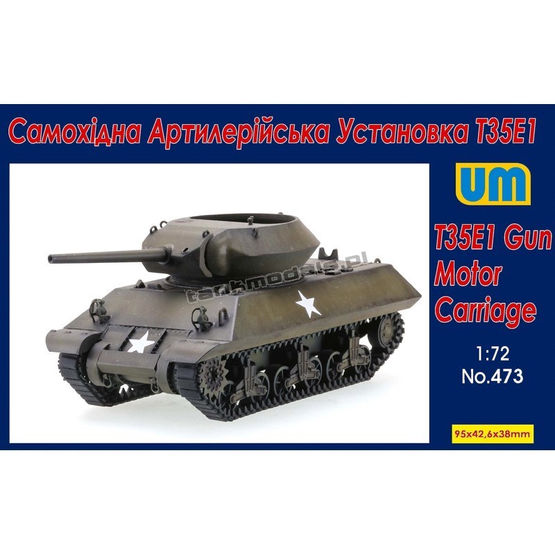 Unimodels 473 - Gun Motor Carriage T35E1 - sklep modelarski Tank Models