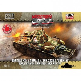 First To Fight PL1939-107 Renault R39 SA38 with Tail, France 1940 - hobby store Tank Models