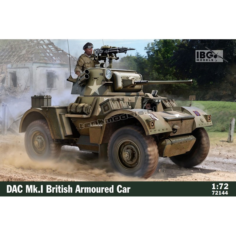 IBG Models 72144 - DAC Mk.I British Armoured Car - hobby store Tank Models