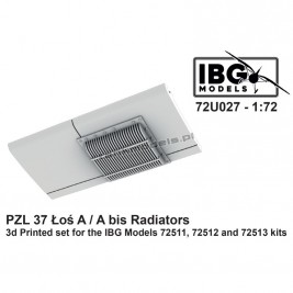 IBG 72U027 - Radiators for PZL 37 Łoś A/A bis (3d printed) - hobby store Tank Models