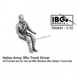 IBG 72U031 - Italian Army 3Ro Truck Driver (3d printed - 1 figure) - sklep modelarski Tank Models