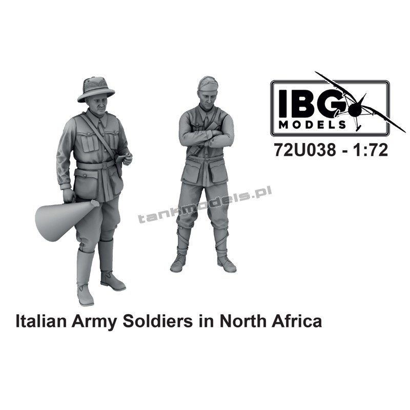 IBG 72U032 - Italian Autocannone 3Ro da 90/53 crew (3d printed - 3 figures) - hobby store Tank Models