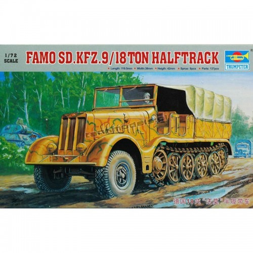 Trumpeter 07203 - Sd.Kfz. 9/18 ton Famo - hobby store Tank Models