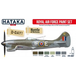 Royal Air Force 1941-1945 (6x17ml) - Hataka Hobby AS07 - hobby store Tank Models