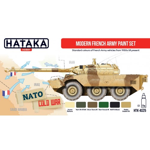 French Modern Army - Hataka Hobby AS25 - hobby store Tank Models