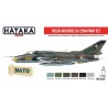 Hataka AS-47 - Polish Air Force Su-22M4 paint set (6x17ml) - sklep modelarski Tank Models