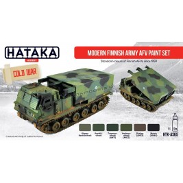 Hataka Hobby AS63 - Modern Finnish Army AFV paint set (6x17ml) - hobby store Tank Models