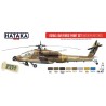 Hataka AS71 - Israeli Air Force paint set (modern rotors) (8x17ml) - sklep modelarski Tank Models