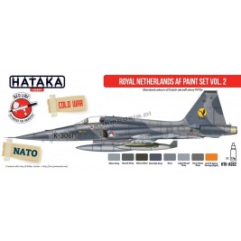 Hataka Hobby AS82 - Royal Netherlands AF paint set vol. 2 (8x17ml) - hobby store Tank Models