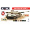 Hataka AS84 - Modern Danish Army AFV paint set (6x17ml) - sklep modelarski Tank Models