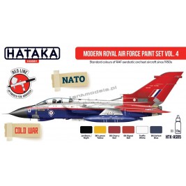 Hataka AS85 - Modern Royal Air Force paint set vol. 4 (6x17ml) - sklep modelarski Tank Models