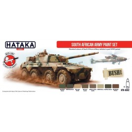 Hataka AS92 - South African Army paint set (8x17ml) - sklep modelarski Tank Models
