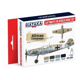 Luftwaffe in Africa paint set (4x17ml) - Hataka Hobby AS06 - sklep modelarski Tank Models