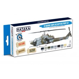 Hataka BS14 - US Marine Corps Helicopters Paint Set (8x17ml) - sklep modelarski Tank Models