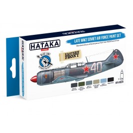 Hataka BS20 - Late WW2 Soviet Air Force paint set (6x17ml) - sklep modelarski Tank Models