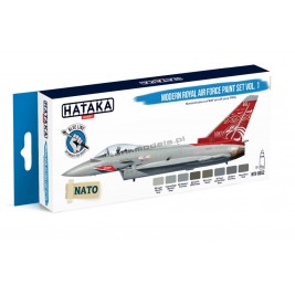 Hataka BS52 - Modern Royal Air Force paint set vol. 1 (8x17ml) - hobby store Tank Models