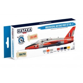 Hataka BS70 - Modern Royal Air Force paint set vol. 3 (8x17ml) - hobby store Tank Models