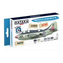 Hataka BS113 - Modern RN Fleet Air Arm paint set vol. 1 (6x17ml) - hobby store Tank Models