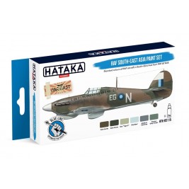 Hataka BS115 - RAF South-East Asia paint sett (6x17ml) - hobby store Tank Models