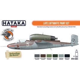 Hataka CS03 - Late Luftwaffe paint set (6x17ml) - sklep modelarski Tank Models