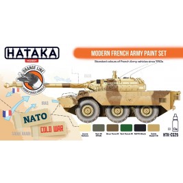Hataka CS23 - Modern French Army paint set (6x17ml) - sklep modelarski Tank Models