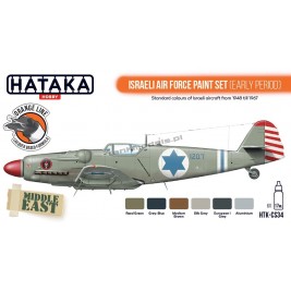 Hataka CS34 - Israeli Air Force paint set (early period) (6x17ml) - hobby store Tank Models