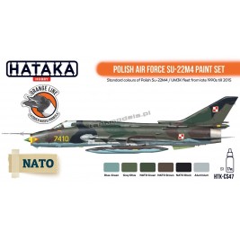 Hataka CS47 - Polish Air Force Su-22M4 paint set (6x17ml) - hobby store Tank Models