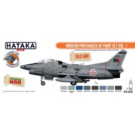 Hataka CS56 - Modern Portuguese AF paint set vol. 1 (8x17ml) - hobby store Tank Models