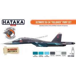 Hataka CS58 - Ultimate Su-34 Fullback paint set (6x17ml) - hobby store Tank Models