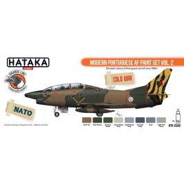 Hataka CS60 - Modern Portuguese AF paint set vol. 2 (8x17ml) - sklep modelarski Tank Models