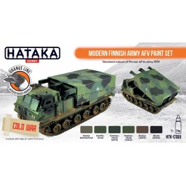 Hataka CS65 - Modern Finnish Army AFV paint set (6x17ml) - sklep modelarski Tank Models