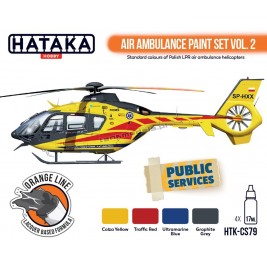 Hataka BS79 - Air Ambulance paint set vol. 2 (4x17ml) - hobby store Tank Models