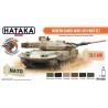 Hataka CS84 - Modern Danish Army AFV paint set (6x17ml) - hobby store Tank Models