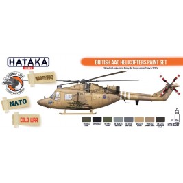 Hataka CS87 - British AAC Helicopters paint set (8x17ml) - sklep modelarski Tank Models
