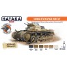 Hataka CS90 - German AFV in Africa paint set (6x17ml) - sklep modelarski Tank Models