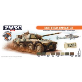 Hataka CS92 - South African Army paint set (8x17ml) - hobby store Tank Models