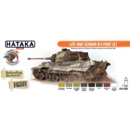 Hataka CS94 - Late WW2 German AFV paint set (8x17ml) - sklep modelarski Tank Models