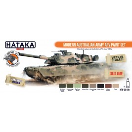 Hataka CS108 - Modern Australian Army AFV paint set (8x17ml) - sklep modelarski Tank Models