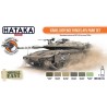 Hataka CS114 - Israeli Defence Forces AFV paint set (6x17ml) - hobby store Tank Models