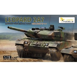 Vespid Models 720014 - German Main Battle Tank Leopard 2 A7. Metal barrel + tow cable - sklep modelarski Tank Models