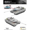 Vespid Models 720014 - German Main Battle Tank Leopard 2 A7. Metal barrel + tow cable - hobby store Tank Models