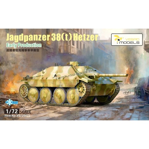 Vespid Models 720022 - Jagdpanzer 38(t) Hetzer Early - sklep modelarski Tank M