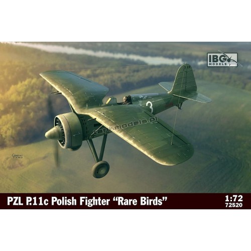 IBG 72520 - PZL P.11c Polish Fighter Rare Birds -  - hobby store Tank Models