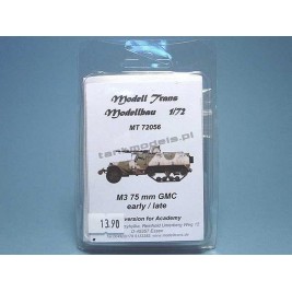M3 75 mm Gun Motor Carriage early/late (Academy) - Modell Trans 72056