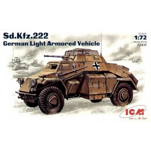 Sd.Kfz. 222 German Light Armoured Vehicle