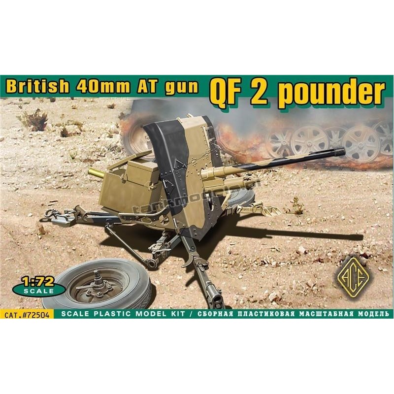 QF 2 pounder British 40mm AT gun