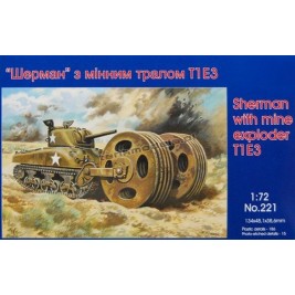 Uni Models 221 - Sherman M4A1 with T1E3 Mine Exploder