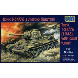 T-34/76 mod. 1943 (cast turret solid) - UniModels 326