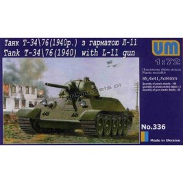 T-34/76 m. 1940 w/gun L-11 - UniModels 336